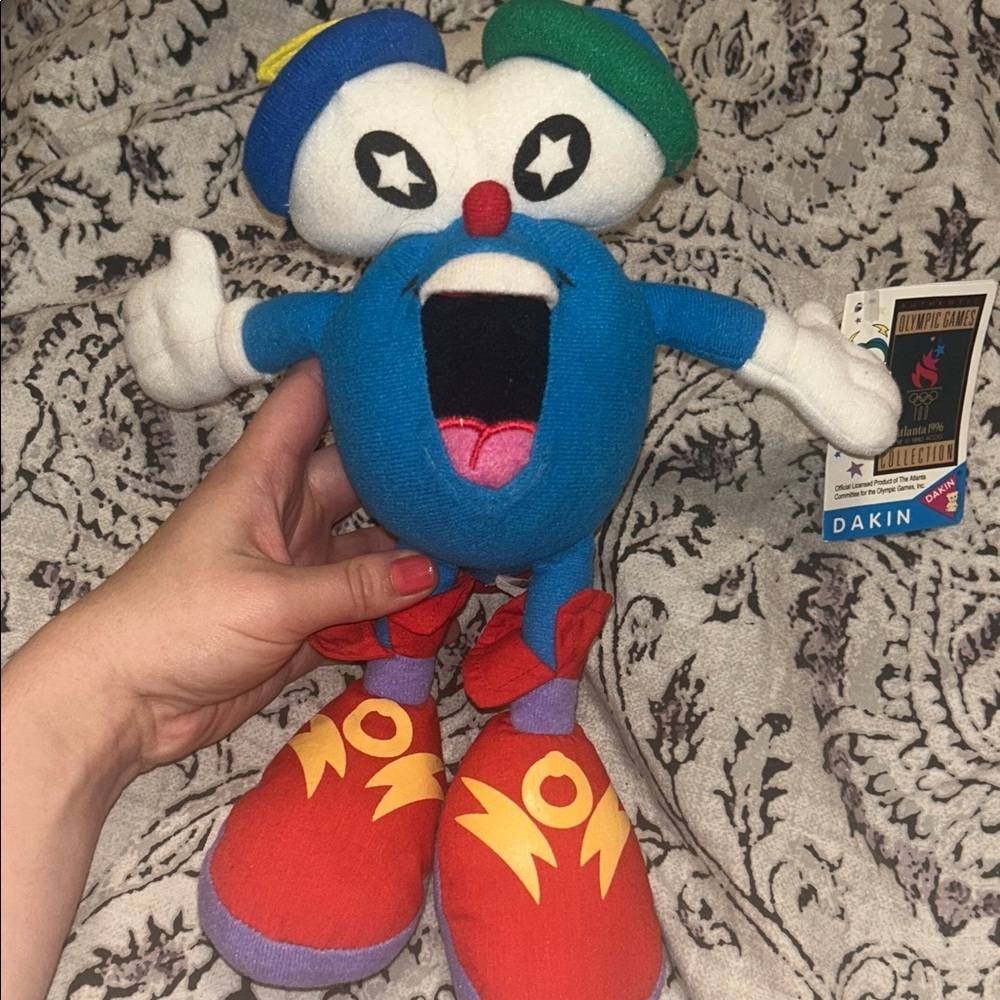 1996 Olympics mascot plush Atlanta Dakin Izzy
